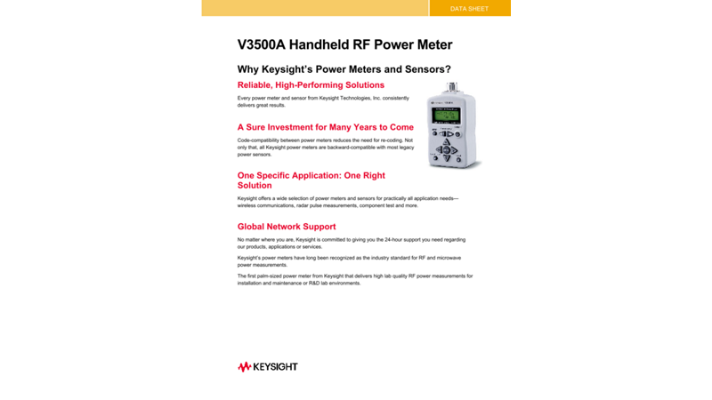 V3500A Handheld RF Power Meter